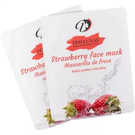 Dos Lunas Face Mask Strawberry 25 g (Pack of 5)